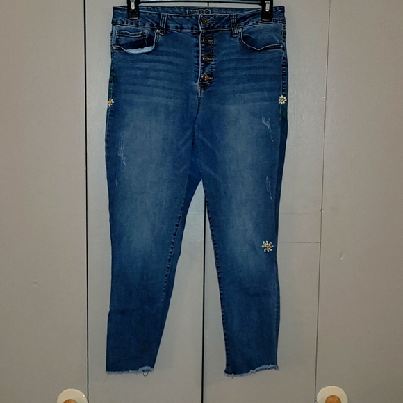 Maurices Denim - 'Maurice's' 15/16 High Rise Skinny Jeans
